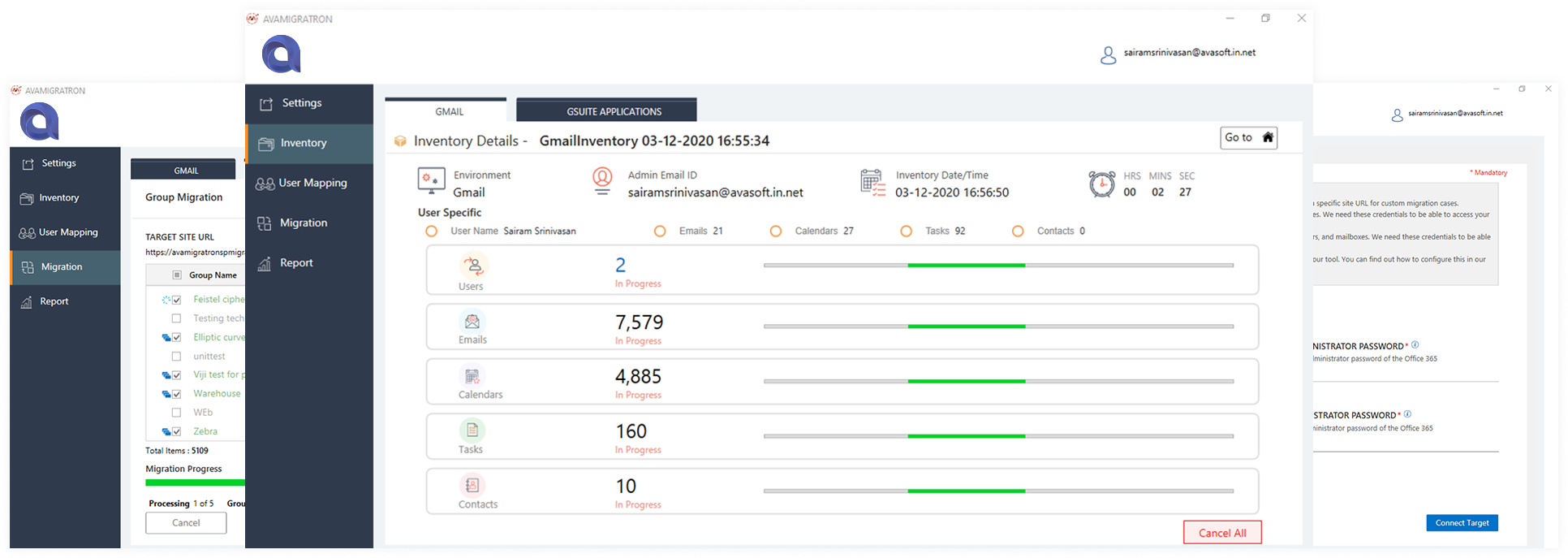 G Suite to Microsoft 365 Migration - AVAMIGRATRON